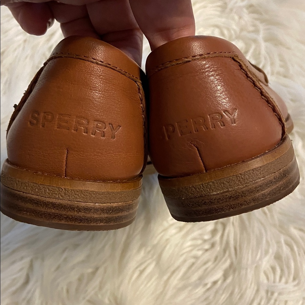 Sperry Women’s Brown Leather Slip-On Loafers size 7.5 BNWOT see all photos - Picture 6 of 8